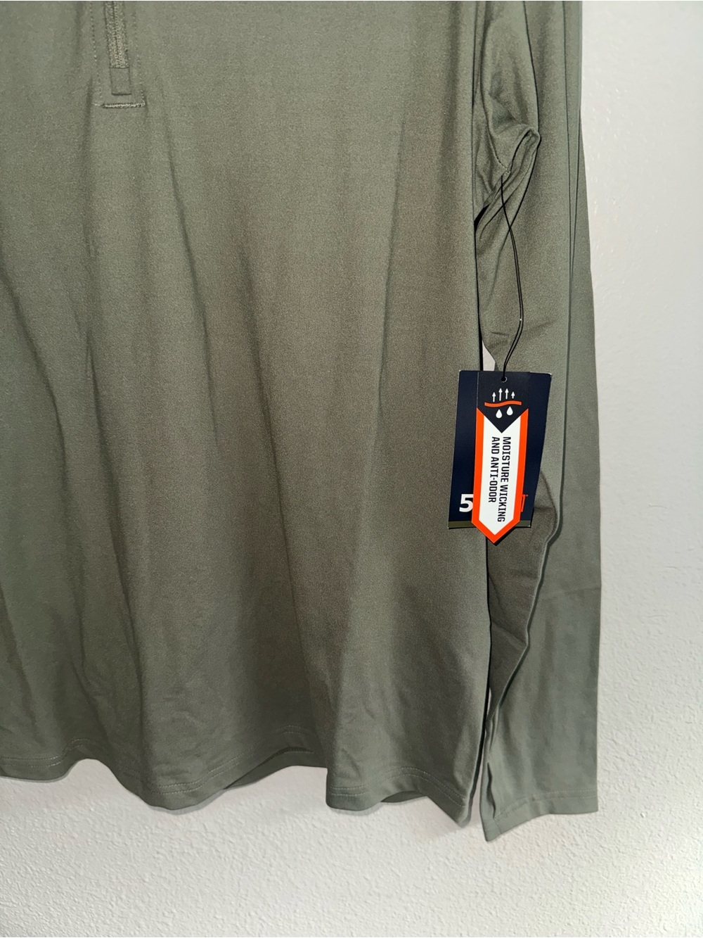 5.11 sage green pt-r catalyst pro shirt physical training ready 1/4 zip size MED - Picture 8 of 8